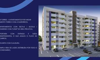 Imagem 2: Aruana Prime -Apartamento 2 quartos com suíte e varanda more perto da praia - Aruana - Ara