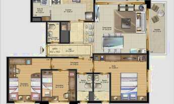 Imagem 4: Apartamento de 119 metros quadrados no bairro Bela Vista com 3 quartos