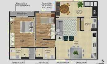 Imagem 5: Apartamento para venda com 89 metros quadrados com 2 quartos no Torre di Mosto