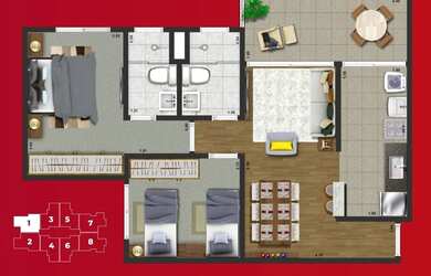 Imagem 4: SãO JOSé DOS CAMPOS - Apartamento Padrão - Urbanova