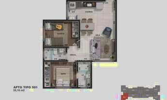 Imagem 2: BELO HORIZONTE - Apartamento Padrão - Dona Clara