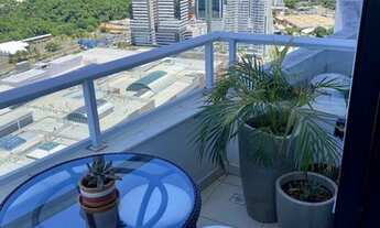 Imagem 2: Apartamento para aluguel possui 120m2 com 3/4, mobiliado -Duplex- Tancredo Neves-Salvador