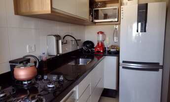 Imagem 7: Jd. Satélite - Apto 2D; 1 Banheiro; Sacada; Cozinha planejada; Armários embutidos; 1 Vg