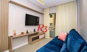 Imagem 3: Apartamento com 1 dormitório para alugar, 60 m² por R$ 3.800,00/mês - Encruzilhada - Santo