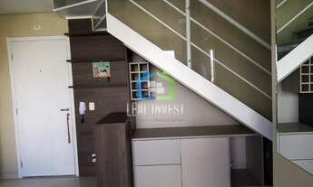 Imagem 3: Cobertura semi mobiliada de 96m² com 2 dormitórios e 2 vagas de garagem para alugar, Vila