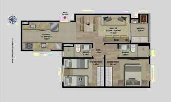 Imagem 6: Level Place Residence