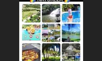 Imagem: Camping ou suítes sítio cachoeira piscina