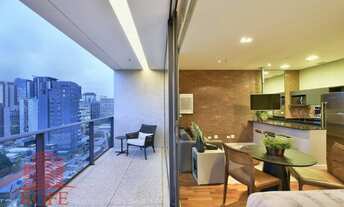 Imagem 3: Apartamento com 1 dormitório para locação na Vila Olímpia. São 42m². Andar alto. Totalment