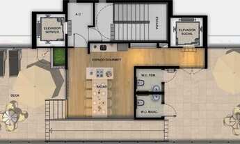 Imagem 4: Flat para venda tem 24 metros quadrados com 1 quarto em Boa Viagem - Recife - PE