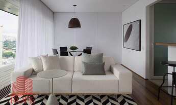 Imagem 2: Apartamento com 1 dormitório para alugar, 90 m² por R$ 9.000,00/mês - Vila Olímpia - São P