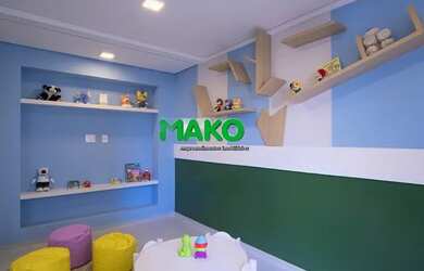 Imagem 3: APARTAMENTO DE 1 DORMITÓRIO, SALA COM SACADA,COZINHA E ÁREA DE SERVIÇO CONJUNTA. LAZER: BI