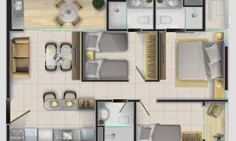 Imagem 10: Apartamento Novo à venda por R$ 442.870 - Praia de Iracema - Fortaleza/CE