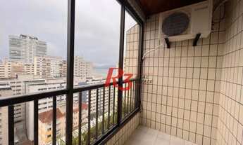 Imagem 5: Apartamento com 2 dormitórios para alugar, 90 m² por R$ 5.500,00/mês - Gonzaga - Santos/SP