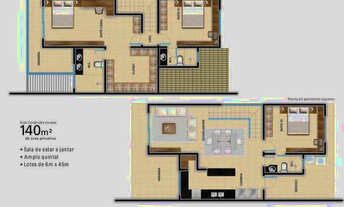 Imagem 4: Casas em rua privativa no Eusébio, 3 ou 4 suítes 6 vagas