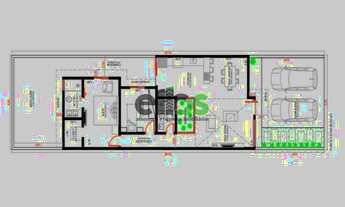 Imagem 4: Casa NOVA/MODERNA, 02 dormitórios, 01 suíte, área gourmet, jd de inverno, 85m² construídos