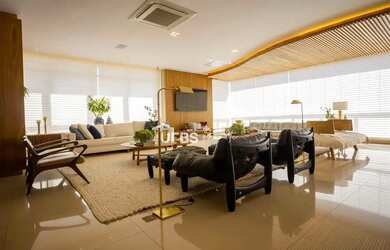 Imagem 2: Apartamento semi mobiliado com 363 m2 e 3 suítes à venda na Praça do Sol - Setor Oeste