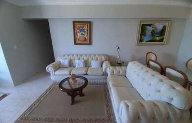 Imagem 3: Apartamento 100m2 a venda em Mongaguá, mobiliado varanda, vista para o mar, pé na areia e