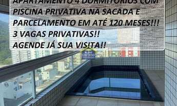 Imagem 3: Piscina Privativa na Sacada 4 dorms 3 vagas demarcadas