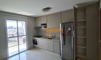 Imagem 2: Apartamento com 1 dormitório para alugar, 34 m² por R$ 2.560,00/mês - Vila Galvão - Guarul