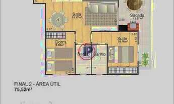 Imagem 2: Apartamento com 2 dorms, Caiçara, Praia Grande - R$ 260 mil, Cod: 9516