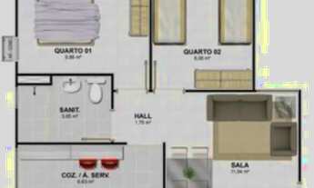 Imagem 2: Alugo Apartamento Condomínio Fechado