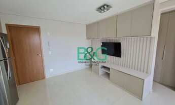 Imagem 2: Apartamento com 1 dormitório para alugar, 34 m² por R$ 2.538,00/mês - Vila Galvão - Guarul