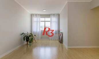 Imagem 2: Apartamento com 3 dormitórios à venda, 108 m² por R$ 690.000,00 - Campo Grande - Santos/SP