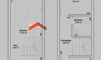Imagem 5: Sobrado em Rua Campo Belo do Sul - Itaum - Joinville/SC