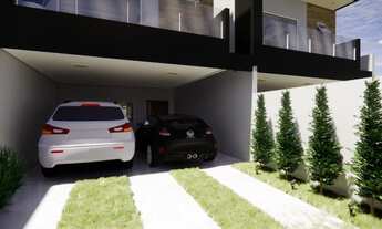 Imagem 2: Sobrados alto padrão, Setor Sudoesta Goiânia, Área em construção 198 m², Pé direito duplo