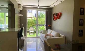 Imagem 2: Apartamento com pátio 2 quartos (1 suites) churrasqueira e vaga. Infra completa