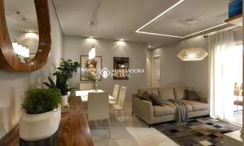 Imagem 2: Apartamento novo com 2 quartos, sala 2 ambientes com sacada, churrasqueira e vaga de garag