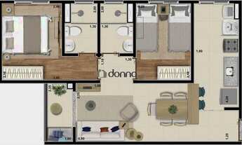 Imagem 7: Apartamento à venda, 2 quartos, 1 suíte, 1 vaga, Jardim do Lago - Uberaba/MG