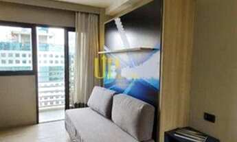 Imagem 2: Apartamento com 1 dormitório para alugar, 29 m² por R$ 3.038,31/mês - Alphaville Industria