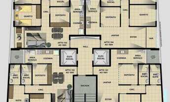 Imagem 5: AG Apartamento de 57m² com 3 quartos na Encruzilhada - Recife - PE