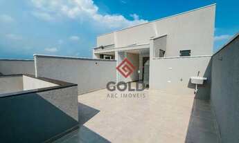 Imagem 3: Cobertura com 2 dormitórios para alugar, 108 m² por R$ 2.483,72/mês - Jardim Utinga - Sant