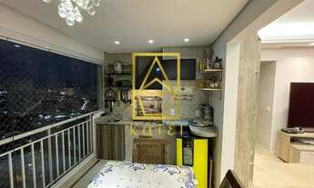 Imagem 4: Apartamento com varanda gourmet à venda no bairro Lauzane Paulista, decorado e com 3 dormi