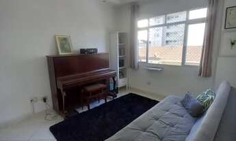 Imagem 2: Apartamento para venda com 1 quarto 1 vaga na quadra da praia em Gonzaga - Santos SP