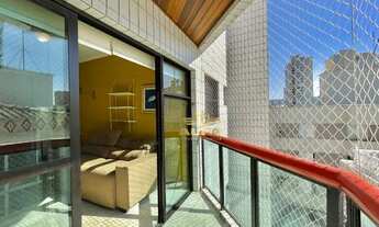 Imagem 5: Perto do mar - Apartamento na praia sala 2 ambientes Varanda 1 quarto Enseada Guarujá