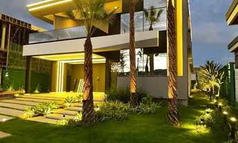 Imagem 2: Casa Total Nova mobiliada com 05 suites , frente Praça na Cidade Alpha , Eusebio - Ceará