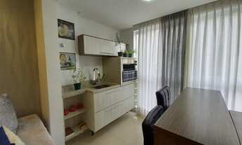 Imagem 5: APARTAMENTO 78M² MOBILIADO 1 SUÍTE + 1 DORMITÓRIO C/ LAZER NO COMPLETO NO CONDOMÍNIO - TAB