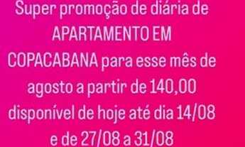 Imagem: Apartamento por temporada em Copacabana