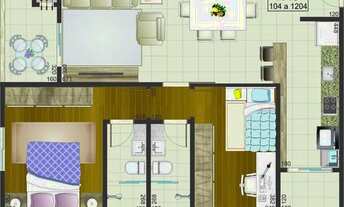 Imagem 6: Apartamento à venda, 2 quartos, 1 suíte, Vila Lenzi - Jaraguá do Sul/SC