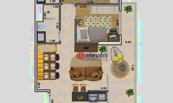 Imagem: Apartamento com 2 dormitórios, 59 m²