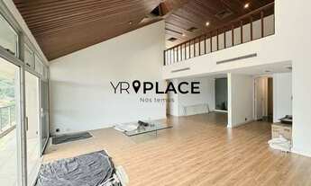 Imagem 5: Cobertura Duplex 310 m2 no Village São Conrado, Sala com Varanda e Piscina vista Pedra da