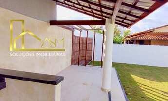 Imagem 4: Casa Linear com 3 Quartos (1 Suíte), Espaço Gourmet e Quintal Gramado, em Jardim Atlantico