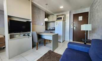 Imagem 7: Apartamento 1 quarto, andar alto, 30m2, varanda, mobiliado, Beach Class Conselheiro