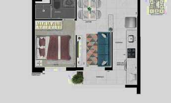 Imagem: Apto novo ao lado do metro