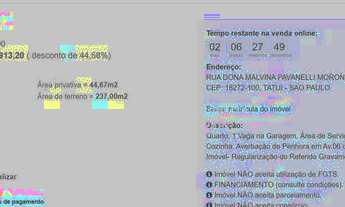 Imagem 7: Casa com 2 dormitórios à venda, 45 m² por R$ 80.913 - Jardim Paulista - Tatuí/SP