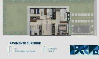 Imagem 7: 041- CASA DUPLEX NO ARAÇAGI - 3 SUITES MASTER - SEGURANÇA 24HRS