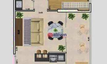 Imagem: Apartamento com 1 dormitório, 43 m²